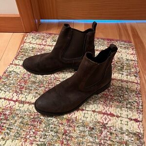 Thursday boots brown suede size 10 like new